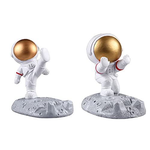 Support d'astronaute en résine pour téléphone portable, cadeau déco original