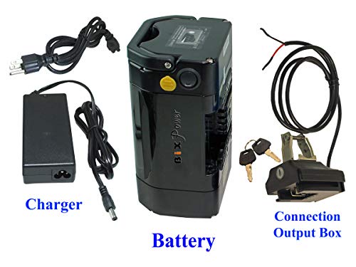 Bixpower 36V 11.6Ah (418Wh) Electric Bicycle E-Bike High Capacity Light Weight Lithium Ion Battery -Bixpower Bx3691 #TOP1