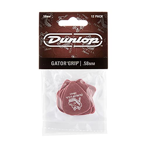 Dunlop 417P.58 Gator Grip Standard Flat Picks – 12 pack - Les Beatles, Paul McCartney, John Lennon, RIngo Starr, George Harrison Dunlop 417P.58 Gator Grip Standard Flat Picks - 12 pack – Image 5