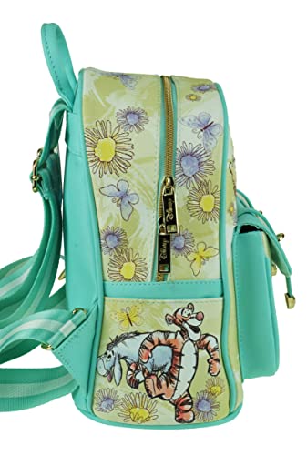 KBNL Winnie The Pooh 11 inches Faux Leather Mini Backpack - A21773, Multicoloured, Medium3