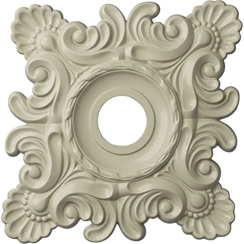 Ekena Millwork CM18CRCYFDecorative Ceiling Medallions Modeled After Original Historical Patterns & Designs, Clear Yellow