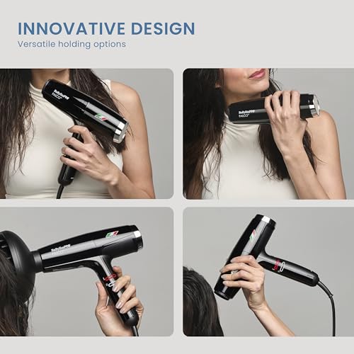 BaBylissPRO Nano Titanium Professional Italian High-Speed Falco Hair Dryer with Concentrator Nozzles, 2000-Watt Ionic Blow Dryer with Diffuser by BaBylissPRO - Image 4