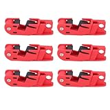6Pcs Circuit Breaker Lockout Device Serrated Jaws Breaker Lock Out Tool for Electrician Maintenance 12mm