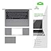 immagine 2lention Polsi Custodia di Pelle con Protezione Trackpad per MacBook PRO (13 Pollici, 2016-2019, Modello A1706/A1708/A1989/A2159), Protettivo in Vinile(Spazio Grigio)