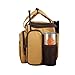 Flight Outfitters Unisex Bush Pilot Sturdy Canvas & Leather Plane Travel Duffle Flight Bag w/Padded Shoulder Strap & Pockets