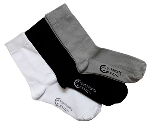 Image of FOOTPRINTS ORGANIC Cotton Odourfree Formal Socks- Free Size