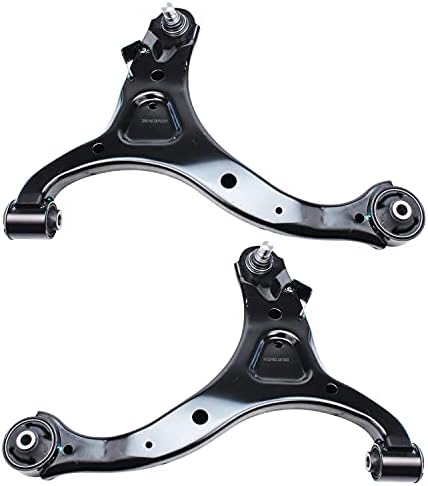 Detroit Axle - Front Lower Control Arms w/Ball Joint Replacement for Hyundai Santa Fe Kia Sorento - 2pc Set