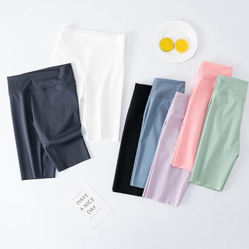 Girls Athletic Bike Shorts Kids Knee-Length Spandex Short for Workout Dance Yoga Running Volleyball4