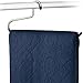 BuyDBest Stainless Steel Heavy Duty Hangers Set of 9 for Blankets and Towels Closet or Bathroom Storage Hangers Heavy Duty Metal Over The Rod Holder for Throws Sheets and Linens