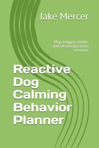 Reactive Dog Calming Behavior Planner: Map trigger events and desensitization sessions