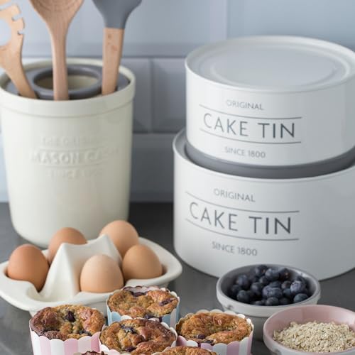 Moldes para tartas Mason Cash Innovative Kitchen apilables con base elevada para servir set de 3 3