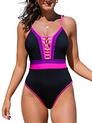 Roselychic Womens One Piece Swimsuits Sexy Cutout Bathing...