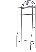 Vista 5 de Organizador de baño, almacenamiento sobre el inodoro, estantes ajustables para habitación pequeña, ahorra espacio, independiente sobre el inodoro