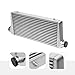 Futchoy Universal Aluminum Intercooler Universal Turbo Intercooler 2.5