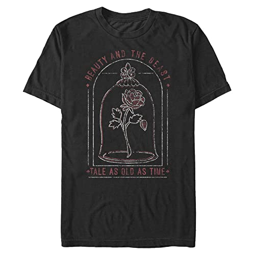 T-Shirt Disney Homme Grande Taille 4XL Noir Anti-Remontée Coupe Tall