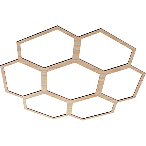 Image of Ekena Millwork 36 inchOD x 15 3 /8 inchID x 1 /4 inchT Florin Wood Fretwork Pierced Ceiling Medallion, Alder