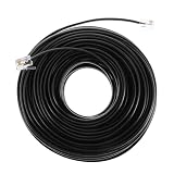 Accesorios para teléfono: permite asegurar tramos de cables telefónicos a las paredes, cable de línea fija de 4 núcleos