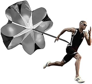 KUYOU Running Speed Training 56 inch Speed Training Resistance Parachute Umbrella Running Chute