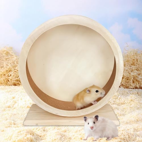 Roue pour hamster silencieuse en bois pour préserver votre sommeil - 4