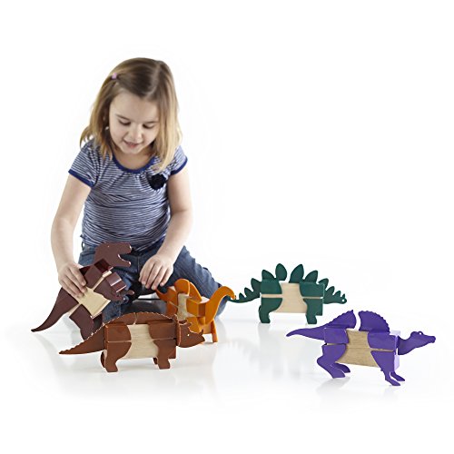 Guidecraft Block Matestm - Dinosaur Building Kit (Piece 20) #TOP2