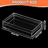 PATIKIL Acrylic Box with Lid 6.3" x 3.94" x 1.38", Clear Acrylic Display Boxes Plastic Square Cube Containers Storage Organizer for Candy Tiny Jewelry Artwork Display 16x10x3.5 cm #1