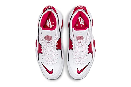 Nike Nike mens Air Zoom Flight 95 Basketball Shoes, White/True Red/Black, 9.5