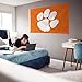 Rico Industries NCAA Clemson Tigers Orange 3' x 5' Banner Flag