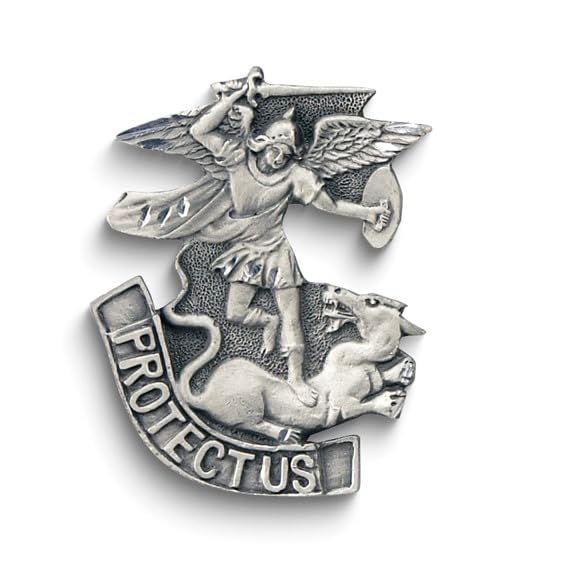 Devon Trading Co St. Michael Protect Us Visor Clip