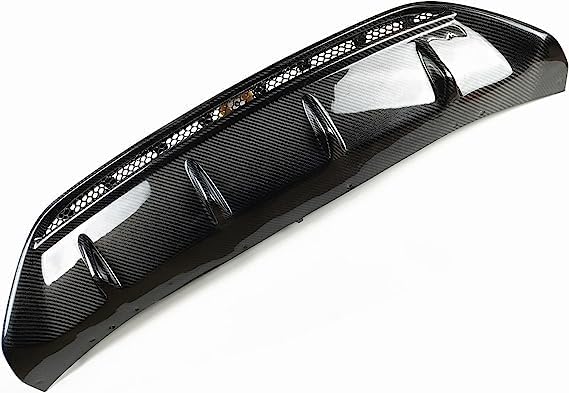 Spoiler Anteriore Per Alfa Romeo Stelvio 2017-2022 - In ABS Stile Carbon Fiber