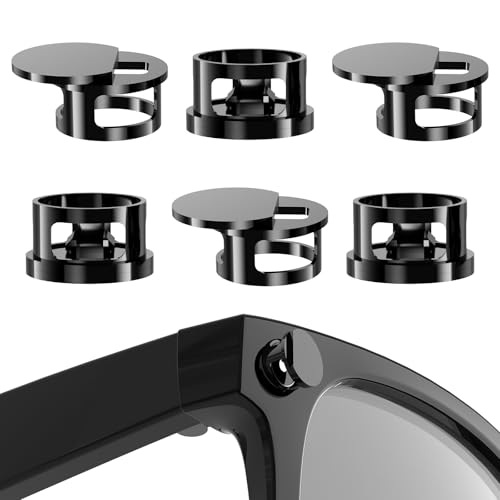 Cubiertas ajustables de bloqueo de luz LED para RayBan Meta Wayfarer, Skyler, Oakley, accesorios para Headliner, cubierta de LED de plástico para gafas Meta, fácil bloqueo de luz al grabar
