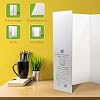 Desk Tech Large Tri-Fold Presentation Board, 36 x 48 Portable Poster Board, Made of Corrugated Paper, Versatile Display Board for School/Office Projects, Exhibitions, and Workshops, White, 1 Piece