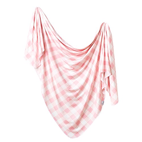Image of Copper Pearl Large Premium Knit Baby Swaddle Receiving Blanket London