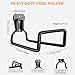 BIJOKETTEN Garden Hose Holder, Wall Mount Hose Hanger Heavy Duty Organizer for Water Hoses Metal Hook Wall Mounted Rack for Hoses Storage, 1 Pack