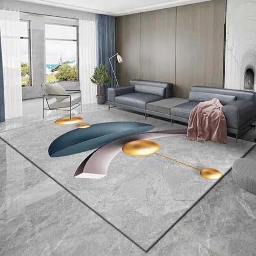 Tapis de salon de luxe chic et moderne en grande surface 50x80cm - 2
