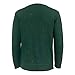 Men's Loose Fit Button Down Cardigan - Knitted Crew Neck Sweater, Long Sleeve Casual Style for Everyday Fashion and Comfort(Green, S)