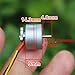 4 Pcs 1104 Micro Brushless Motor 4300kv Compatible with 1S-3S RC Drone FPV Racing Quadcopter