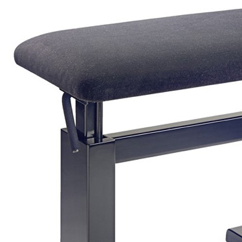 Stagg PBH 780 BKP VBK Banc de piano hydraulique Noir - Les Beatles, Paul McCartney, John Lennon, RIngo Starr, George Harrison Stagg PBH 780 BKP VBK Banc de piano hydraulique Noir – Image 3