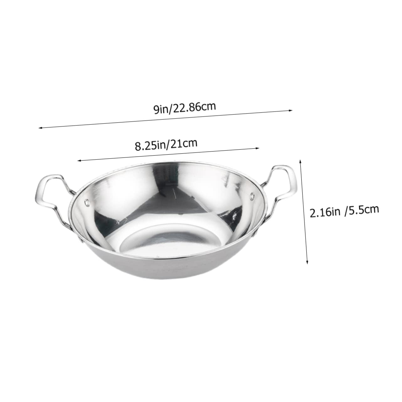 CONGARTENO Stainless Steel Griddle Pan Induction Cooktop Double Handles Multi-function Cooking Cookware for Home Restaurant