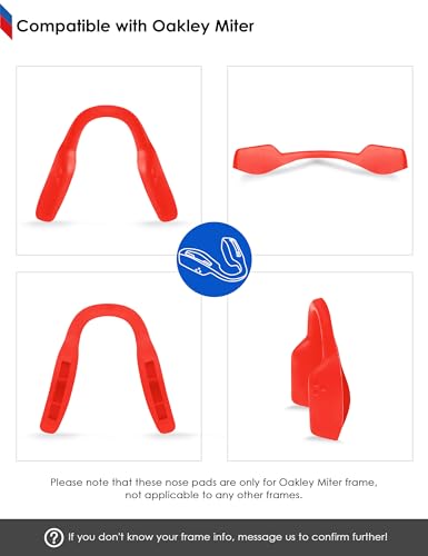 Image of BLAZERBUCK Replacement Nose Piece Nose Pads for Oakley Miter OX8154 Eyeglass