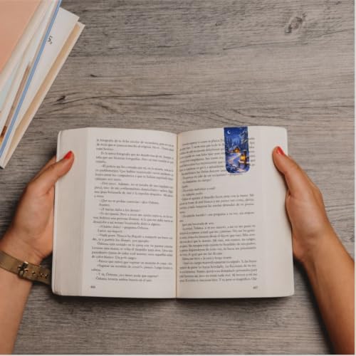 Image of Zesta Magnetic Bookmark | Aesthetic Book Mark for Reading | Cute Anime Bookmarks for Kids, Students | Book Accessories for Novels, Gifts for Readers (Seasons, Medium (9X2.5 Cms))