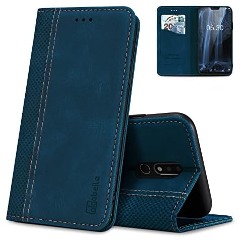 AKABEILA Case for Nokia G21/G11 Premium Leather Flip Wallet Case with Magnetic Closure Kickstand Card Slots Folio Phone Case Cover Shockproof Cover