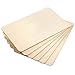 Caydo 6 Piece 12 x 8 inch Rectangle Unfinished Basswood Wooden Sheets for Christmas Mini House Building Wooden Plate Model Architectural Model and Other Hand Made Project School Projects Craft DIY