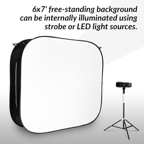 Fondo Iluminado Glow 6x7' Blanco para Fotografía miniatura 3