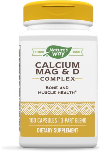 Nature's Way Calcium Magnesium Vitamin D Capsules #TOP17
