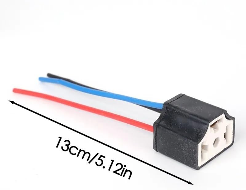 Ceramic L*/ED Headlight Socket Car Headlight Replacement Repair Bulb Holder Connector Plug Auto Bulb Wire Socket 20/2pcs(20pcs)