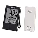 Taylor Precision Products Indoor Outdoor Digital Thermometer with Remote 1730
