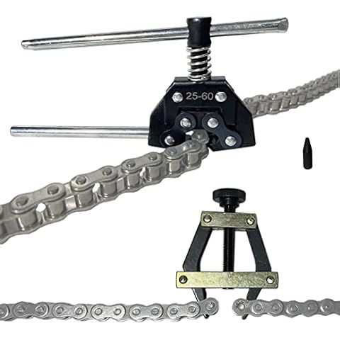 TR TOOLROCK Roller Chain Detacher and Connecting Puller Holder Tool, Fit for #25#35#41#40#50#60 415H, 428H, 520, 530, Roller Chain Motorcycle Bicycle Replacement(no Roller Chain) Cover