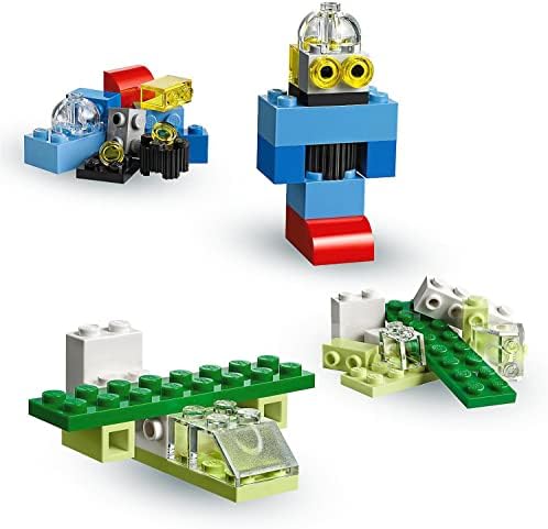 LEGO 10713 Classic Creative Suitcase, Toy Storage Case with Fun Colourful Building Bricks for Kids, Gifts for 4 plus Year old Kids, Boys and Girls
