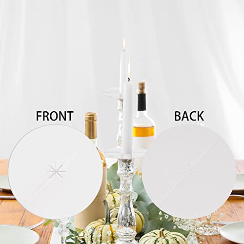 Perthlin 150 Pack Church Candle Drip Protectors Candlelight Service Kit Heavy Duty Paper Candle Holders For Candlelight Vigil Church Service, Devotional Candles, Christmas Eve Candles #TOP3