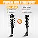 Rear Struts Assemblies w/Coil Spring Shock Absorbers Replacement for DODGE JOURNEY 2011-2019 172896 (Set of 2)